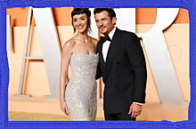 Перри и Орландо Блум на вечеринке Vanity Fair в честь вручения премии «Оскар» в 2025 году.