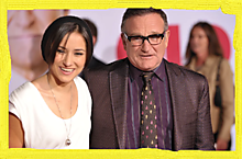 Зельда Уильямс и Робин Уильямс на премьере фильма «Старые псы», ноябрь 2009 года. (Джон ШирерWireImage)